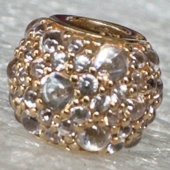 NEW❗️100% Authentic Pandora 14k Gold Yellow Shimmering Droplets Charm - Picture 8 of 10